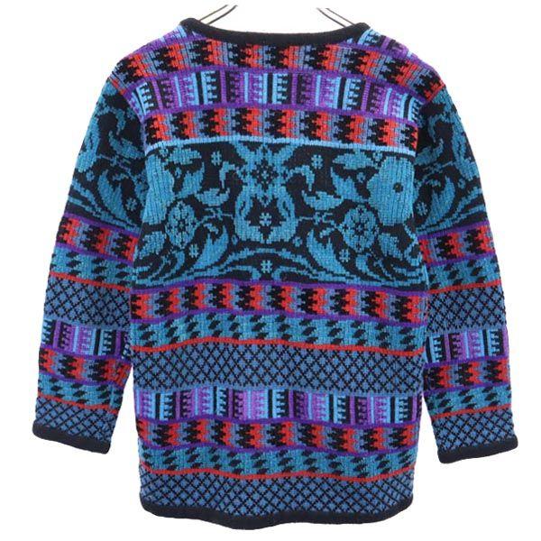 KENZO 90s Made in Japan Old Overall handle Long sleeve Crew neck knit Men's Used