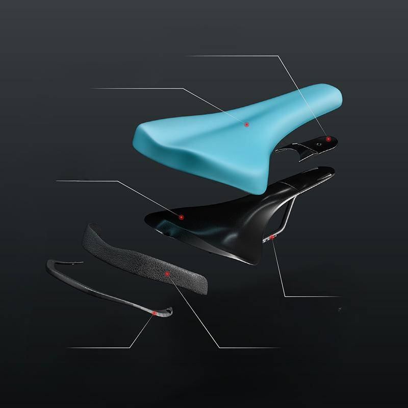ENLEE Bicycle Seat Cushion Saddle Mountain Bike Seat Cushion Shock Absorber Seat Bicycle Accessories, Cycling Equipment