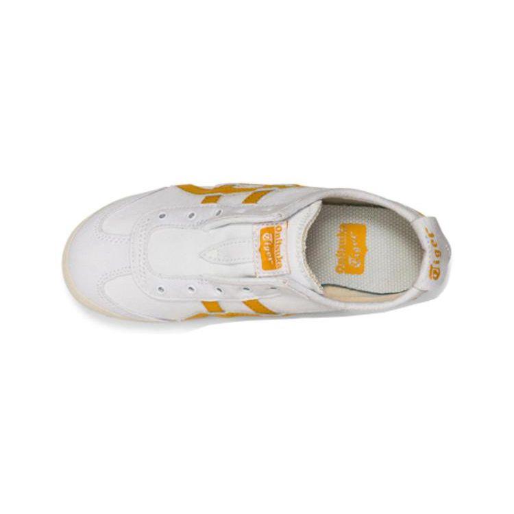 Onitsuka Tiger Mexico 66 Comfortable Versatile Durable Low-Top Sports Casual Shoes Kids sneaker White Yellow 1184A085-101