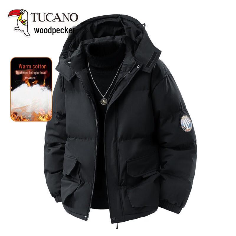 TUCANO Men's Premium Hooded Padded Winter Puffer Jacket