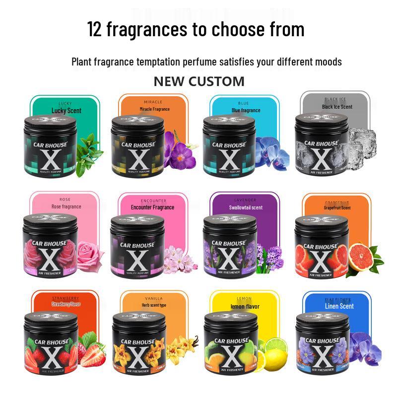 Long-lasting Cross-Border English Car Scented Balm Solid Air Freshener