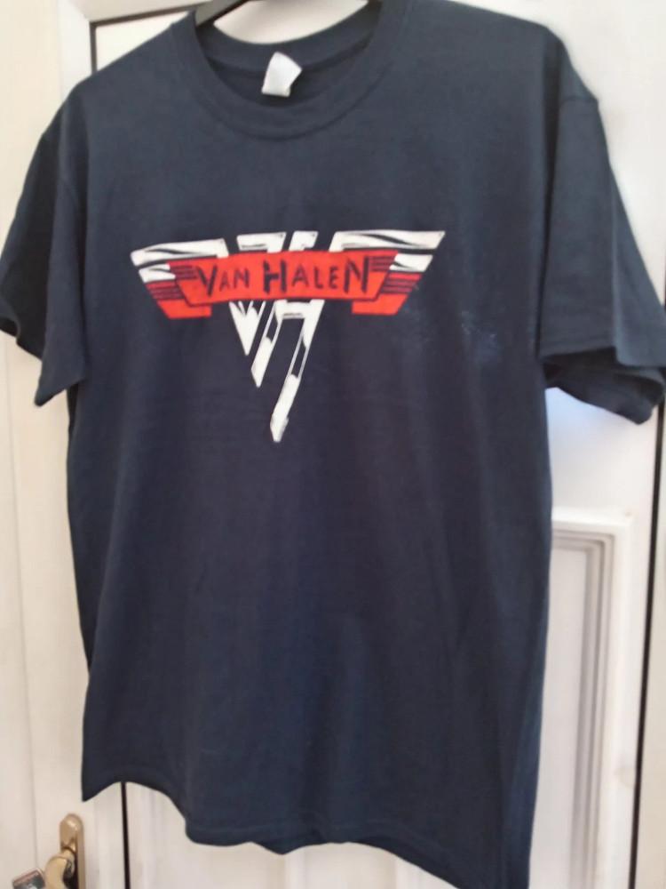 

Van Halen 2015 Tour T Shirt Size Large Navy Blue Great Condition 2 Sided S