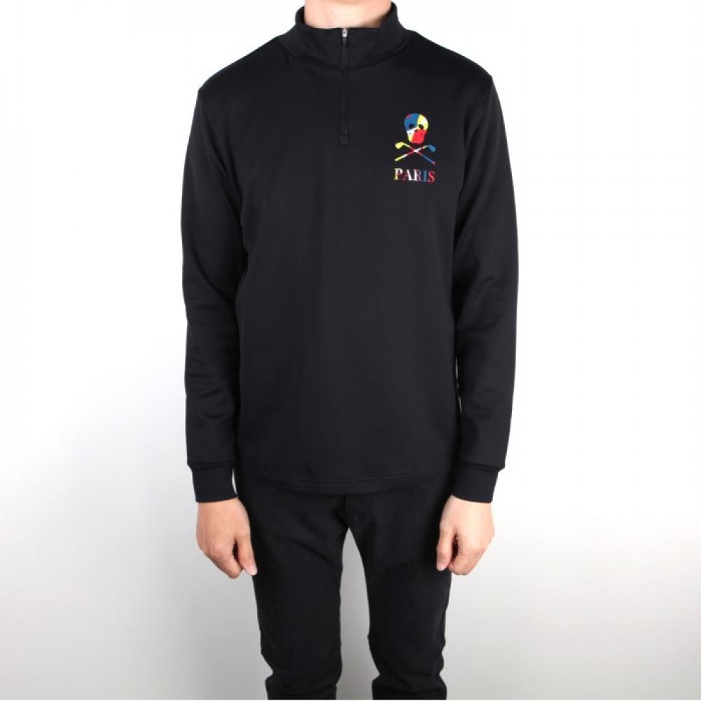 

22FW Mark Rona Golf Top Medoc на молнии, черный MLM2CAC03BLACK 46