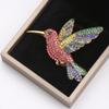 Elegant Hummingbird Brooches Luxury Rhinestone Brooches Fashion Animal Brooches  Prom