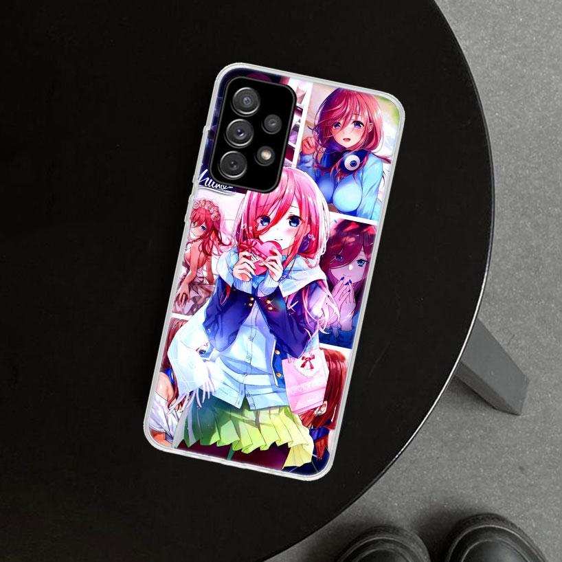 Nakano Miku Anime Phone Case for Samsung Galaxy A17 A16 A26 A36 A56 A57 A37 A15 A25 A35 A55 A14 A24 A34 A54 A13 A23 A33 A53 Gala