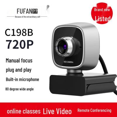 Fofan HD Computer Webcam with Built-in Microphone