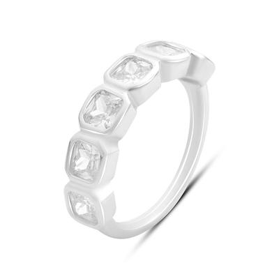 Silver Ring with Cubic Zirconia, Product Weight 3.46 G (2188520)