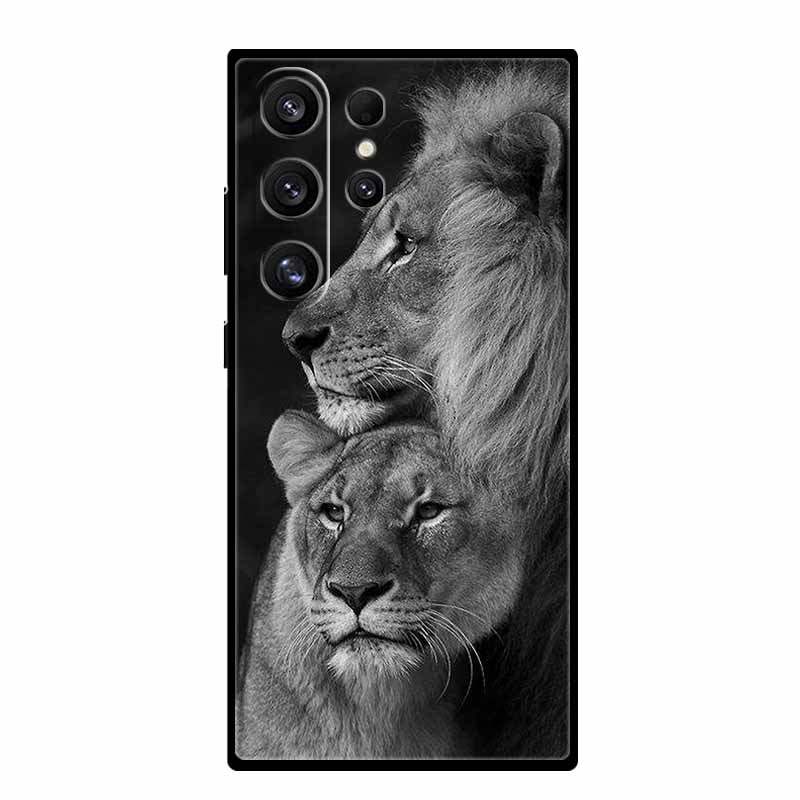 Animal Patterns Case For Samsung S26 S25 S24 Pro Phone Cover S23 FE S22 Plus Ultra Protector Bumper Galaxy S 25 Edge 26 24 23 22