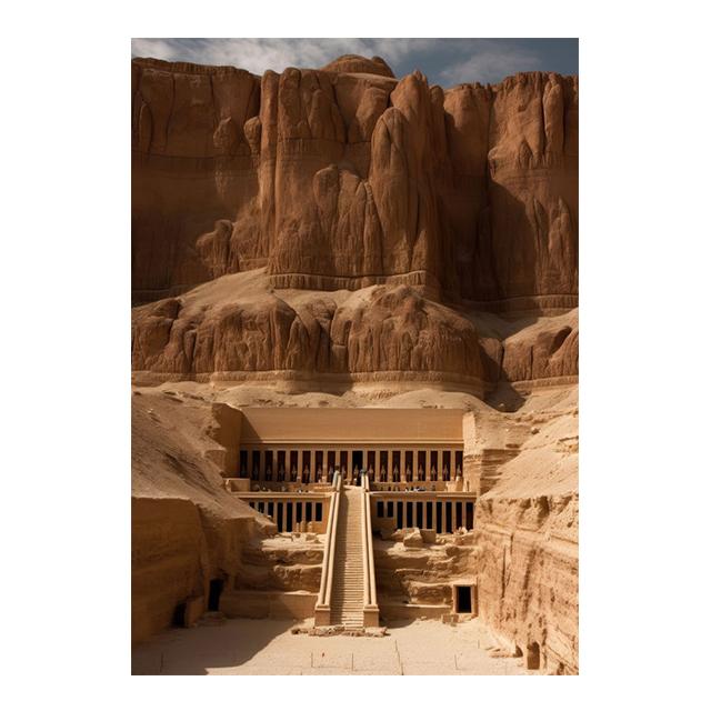 Ancient Egyptian Building Pyramid Prints Poster Canvas Painting Modern Wall Art Pictures For Living Room Bedroom Home Decoration