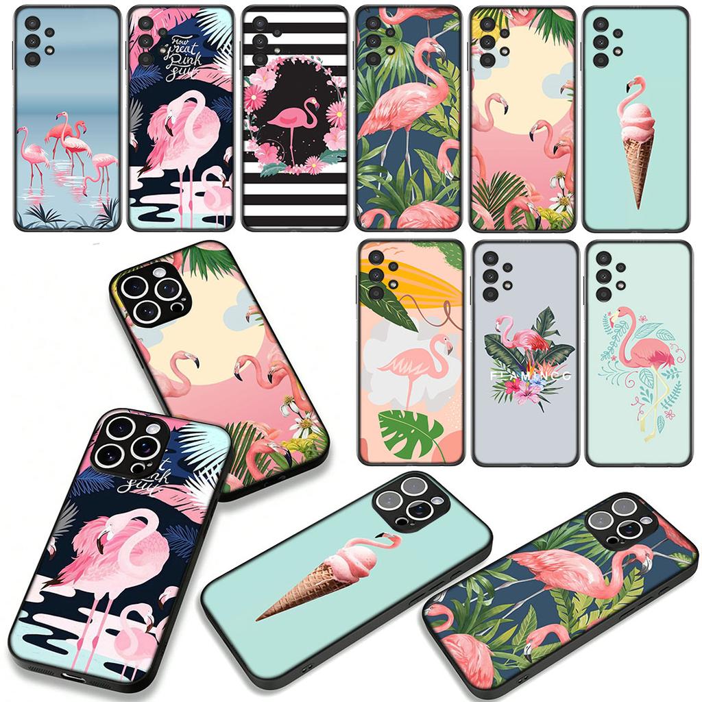 Flamingo Handyhülle Case für Apple iPhone 16 15 14 Plus 13 12 Mini 17 Pro Max + 16E Air 16+ ProMax Hülle