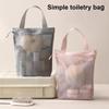Large Capacity Storage Bag Shopping Bag Portable Toiletry Bag With Handy Handle Summer Beach Swimming Mesh Storage Bag NEW