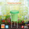 Tuya Zigbee Smart Soil Tester Temperature and Humidity Meter Thermohygrometer Garden Automation Irrigation Detector