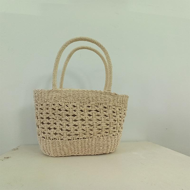 

Handmade Women s Handbag Hollow Out Designer Straw Bag Bohemia Summer Woven Beach Bags Shopper Purse Female Knitted Tote Bag
