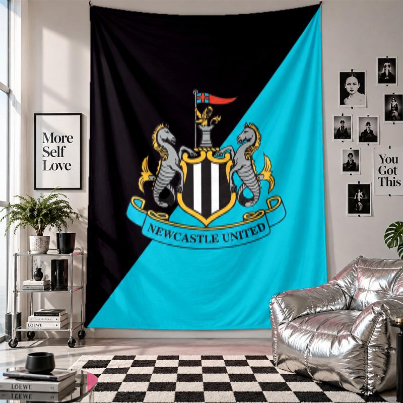 Newcastle United Football Wall Tapestry Home Decor Wall Hanging Cloth for Bedroom Living Room Background