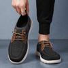 Fashion Super Lightweight Leather Casual Shoes Men Comfortable Loafers Non-Slip Sneakers Fashion Oxfords Boat Shoes Big Size Men's Shoes