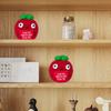 1/3Pcs Positive Energy Knitted Tomato Handmade Doll With Card Funny Crochet Room Decoration Frend's Gifts