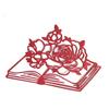 Books In Flowers Metal Cutting Dies Stencil for DIY Scrapbooking Photo Album Embossing Paper Cards Crafts Diecuts