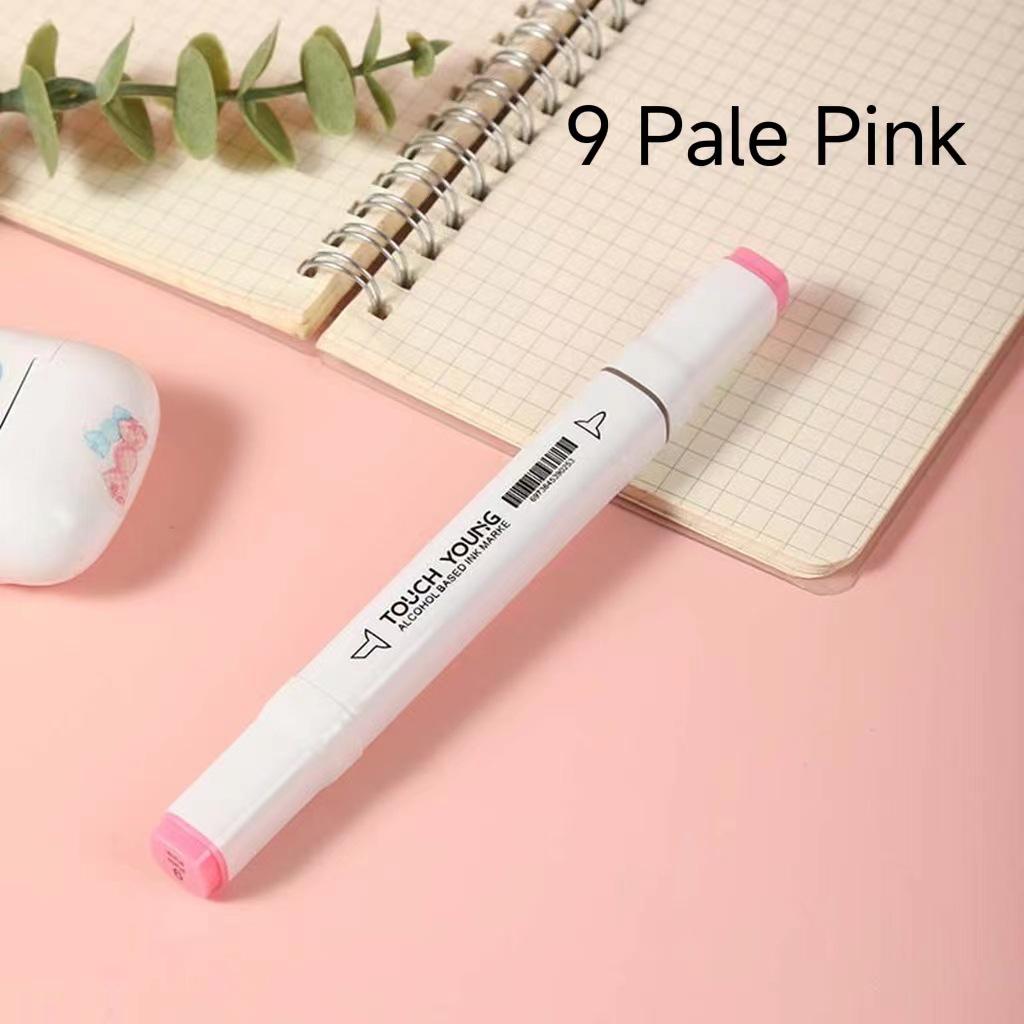 6th Gen Double Tip White Square Barrel Oil-Based Marker for Drawing & Hand-Painting