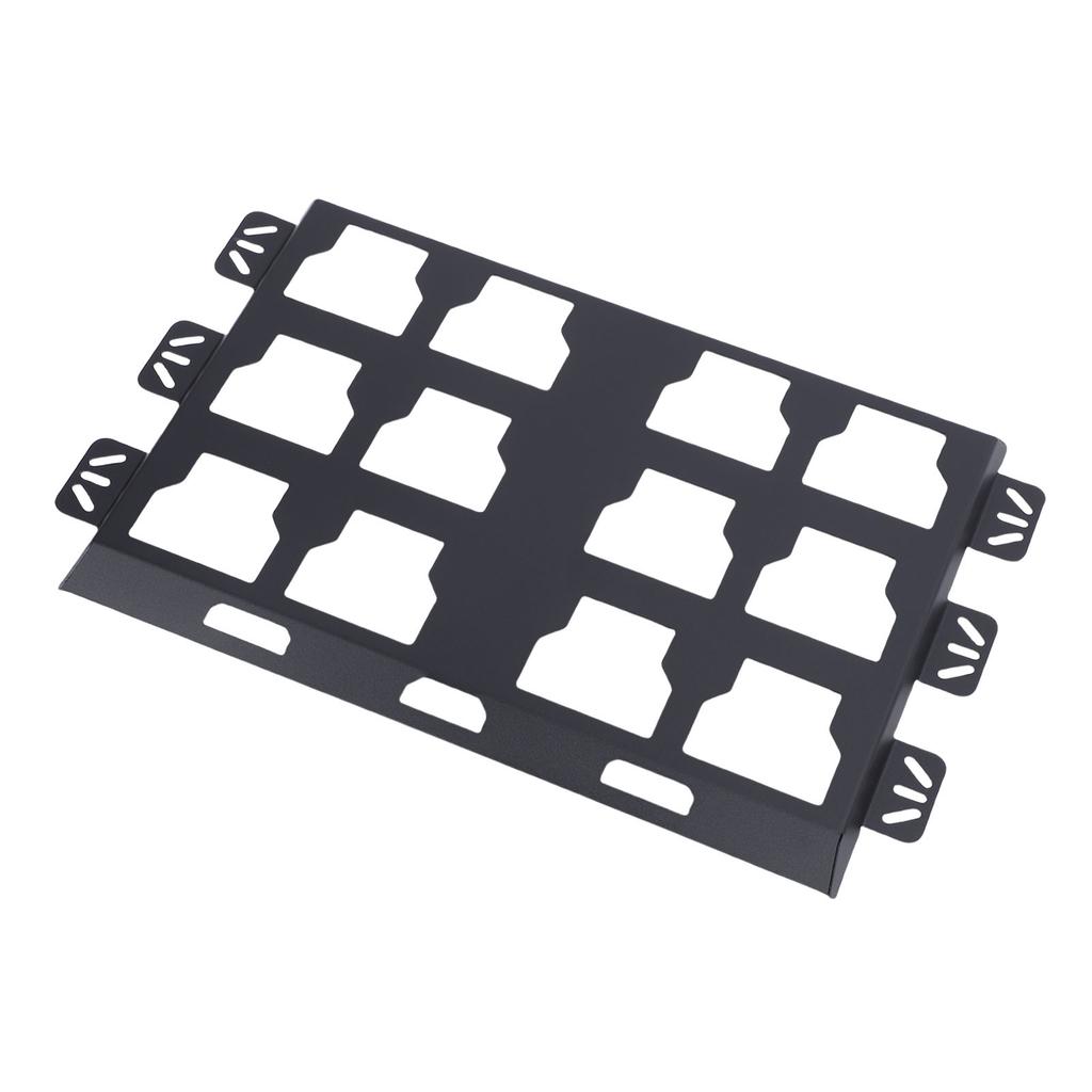 Płyta Montażowa Skrzynki Narzędziowej Stop Aluminium Podstawa do Montażu Ściennego lub Podłogowego Skrzynki Narzędziowej do Organizacji Czarna