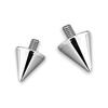 Stainless Steel Tapered Bone Screw for Clavicle, Lip, Nose, Ear - External Thread Accessory