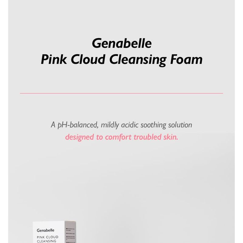 Genabelle Rosa Wolke Reinigungsschaum