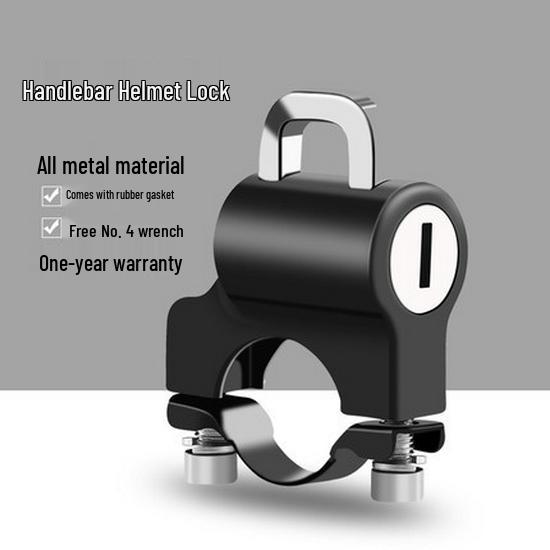 Anti-Theft Helmet Lock for Electric Scooter & Motorcycle
