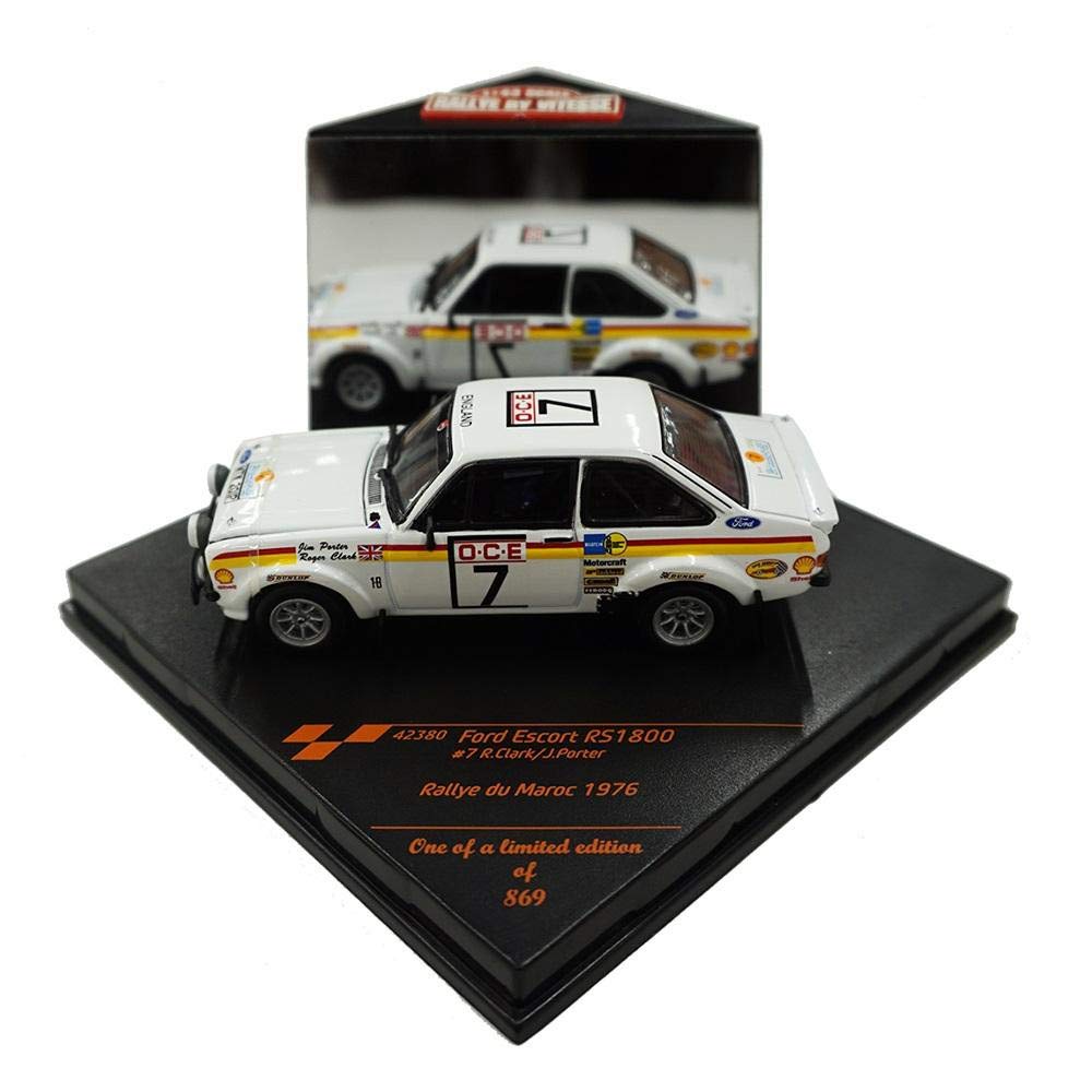 

VITESSE Ford Escort RS1800 76 Rallye du Maroc масштаб 42380 #7 R.Clark/J.Porter 1/43