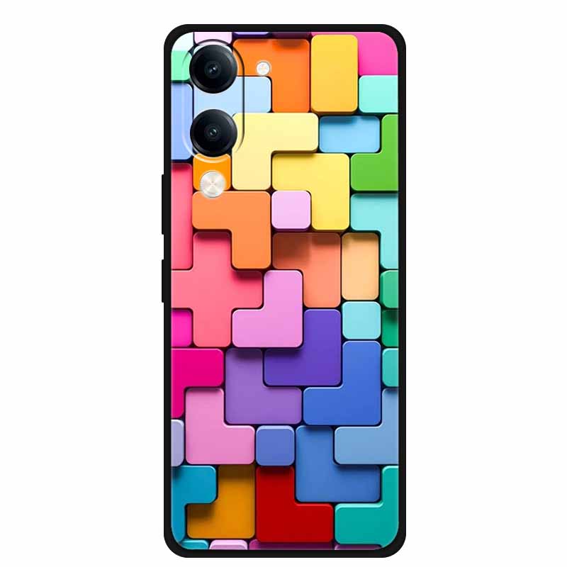 For Vivo Y29s Case Phone Cover Black Silicone Soft Case for Vivo Y19s GT Cover 6.74" Shell Dustproof Coque VIVO Y19sGT Y29 S 5G