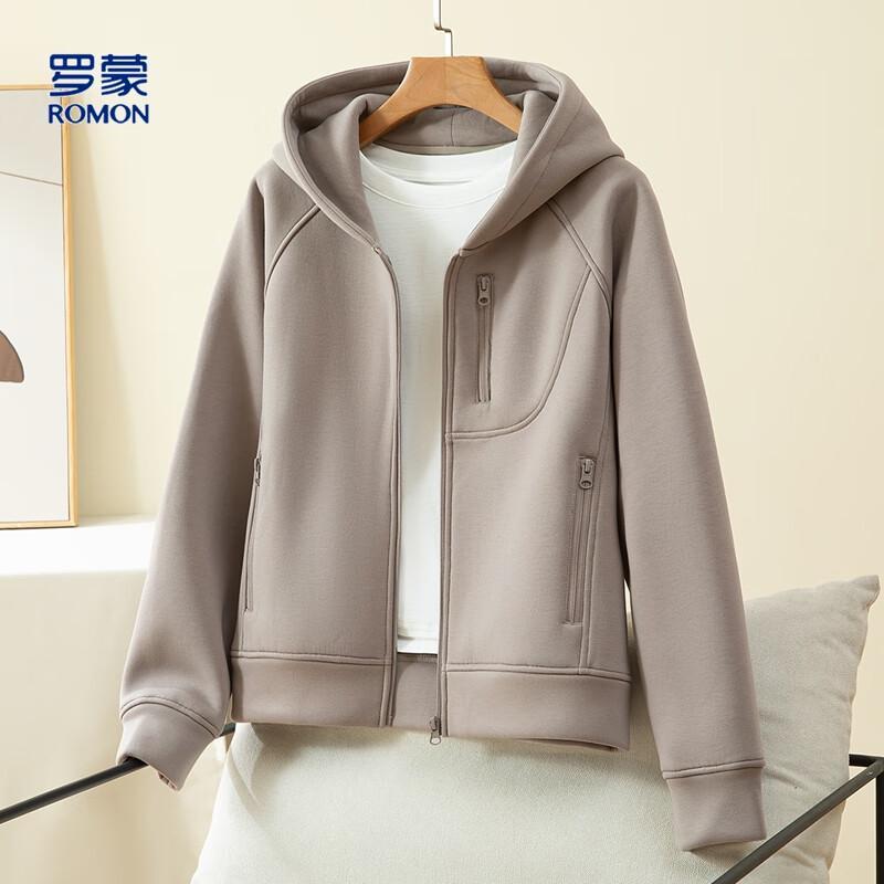 Romons Women's Fleece-Lined Hooded Air Layer Jacket