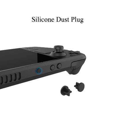 Für Steam Deck Spiel Controller Staub Stecker Spielkonsole Thumbstick Cap Staub Net Schutz Aufkleber Set Zubehör