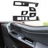 Carbon Fiber Style Interior Door Window Switch Panel Cover Trim for Ford F-150