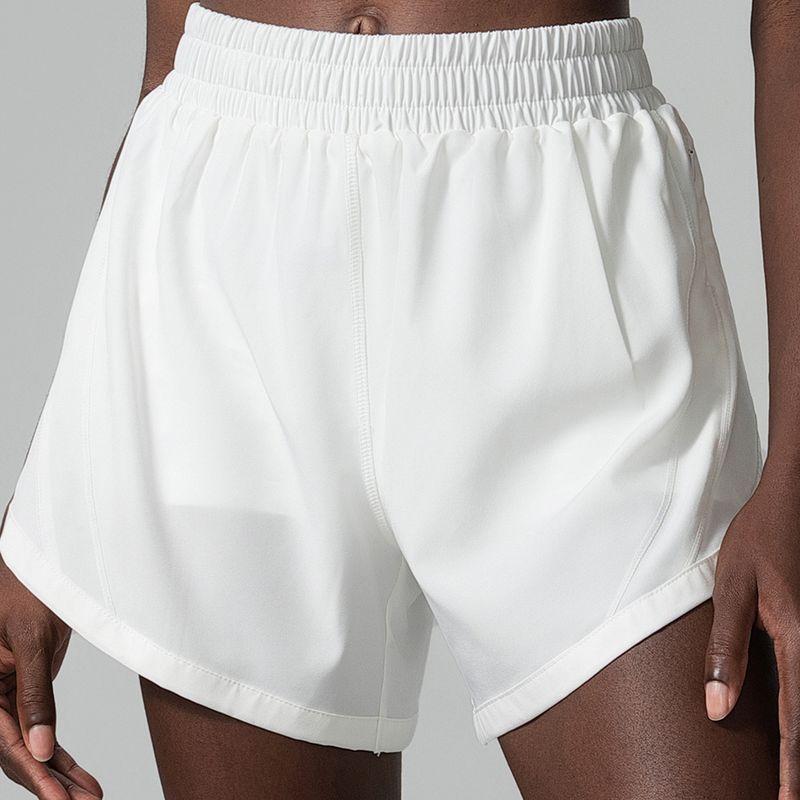 

Spring and Summer Hidden Pocket Loose Sports Shorts Women s Fake Two-Piece Woven Yoga Fitness Shorts Running Shorts Xianbai S