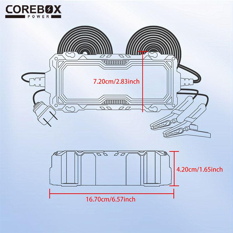4A Car Motorcycle Battery Charger Multiple Protection LCD Display Intelligent Chargers 12V Pulse Repair AGM Battery Charger