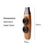 Dual-Hole Kazoo Musical Instrument, Lightweight Durable Grain Design Practice Kazoo For Guitar Ukulele Accompaniment