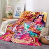 Custom Name Winx Club Theme Printed Blanket Perfect For Couch Bed Travel Outdoor Use Machine Washable Cozy Durable