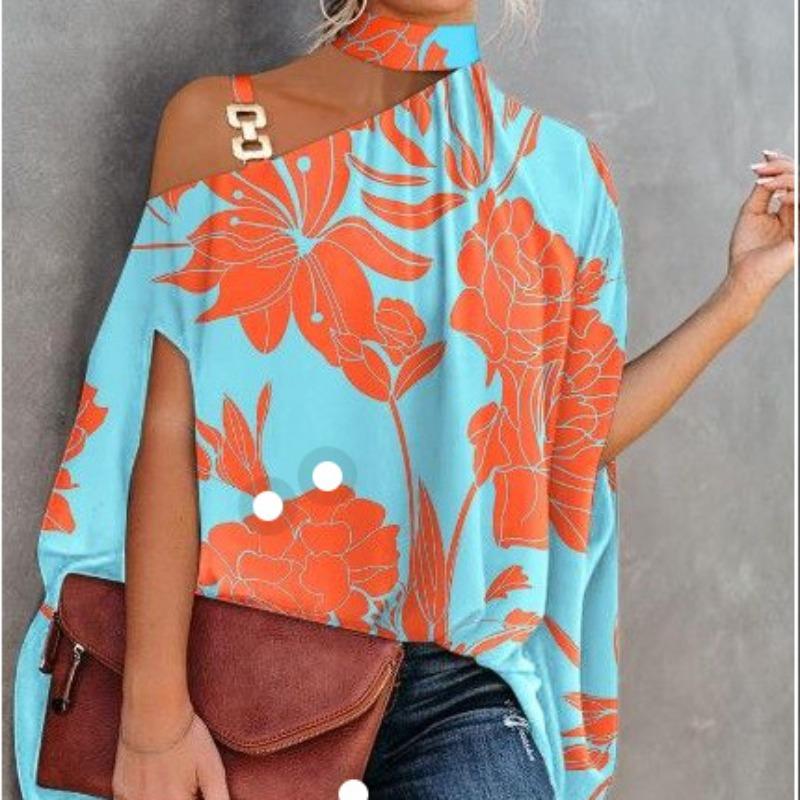 YYFS Modische, lässige Sommer-Kurzarmblusen und -Hemden für Damen