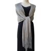Cross-border Popular Gold and Silver Silk Shawl Flat Scarf Scarf Bridesmaid Dance Wedding Party Evening Dress Shawl Women