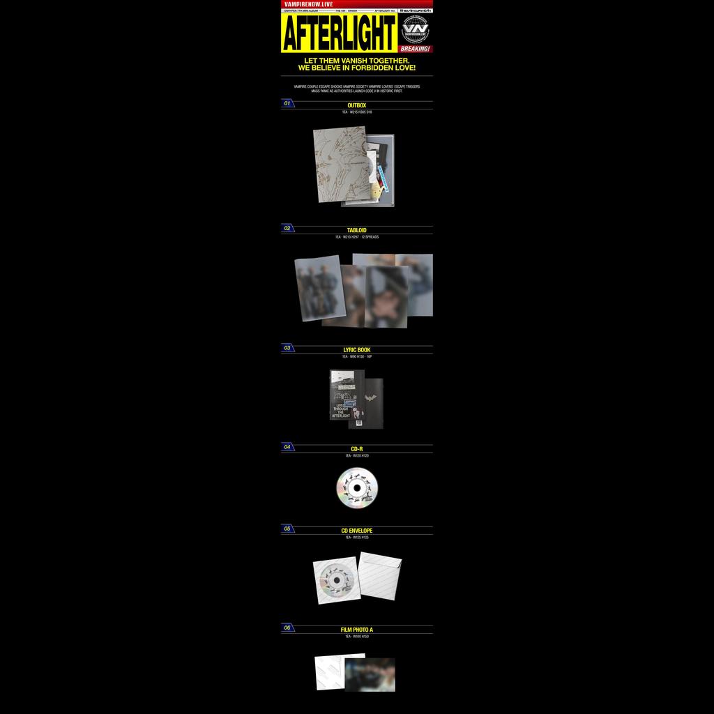 ENHYPEN THE SIN : VANISH [FORBIDDEN Ver. / AFTERLIGHT Ver. / STORM Ver.] + Free Gift