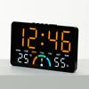New Wall-mounted Electronic Wall Clock Temperature Multi-functional Digital LED Clocks Home Date Display Table Clock for Bedroom