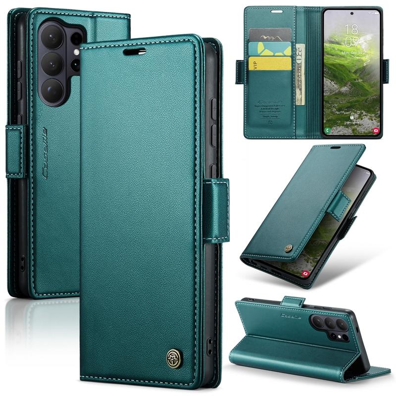 Luxury Flip PU Wallet Multi-Function Phone Case for iPhone 16E 17 ProMax 17 Air 16, for Galaxy S26 Ultra Card Slots Case Cover