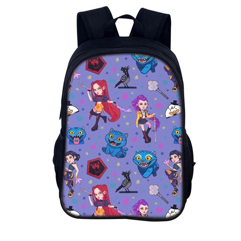 

Дитячий рюкзак K-Pop Demon Hunters, 16-дюймовий студентський рюкзак 16 inch backpack