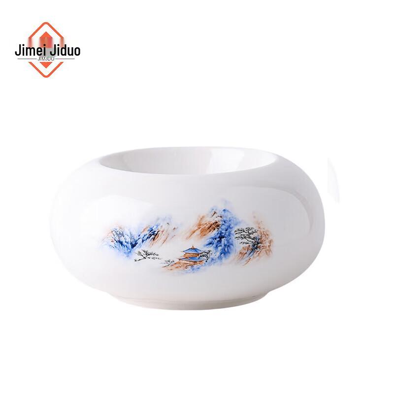 Jimeijiduo Chinese Style Ceramic Dinner Plate 10 inches