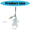Sunshine  Discoloration Duck Car Pendant Temperature Sensitive Pendant Fun Color Changing Accessory for Rearview