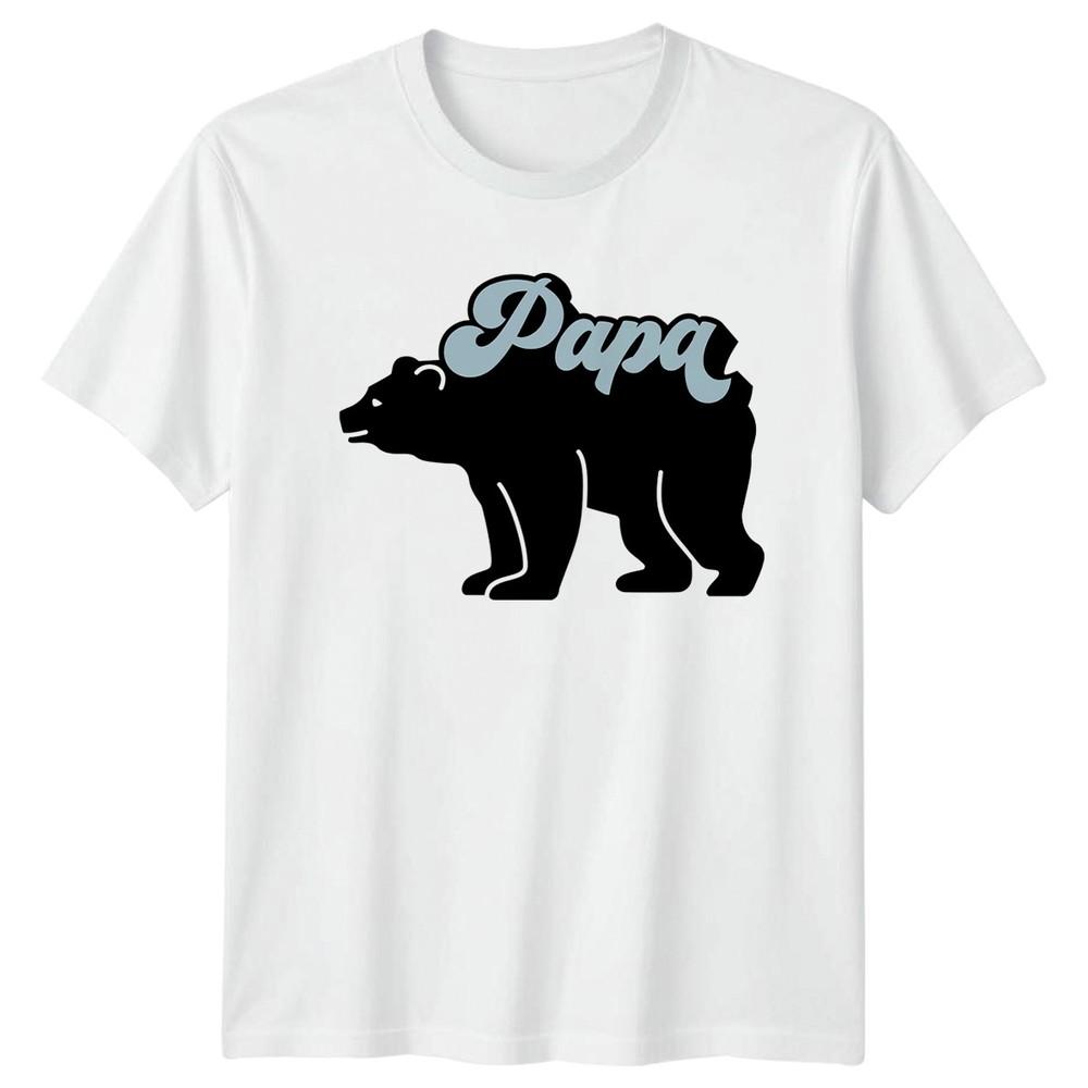 Papa Bear Unisexs TShirt Grandparent Family Fathers Day Gift For Him S