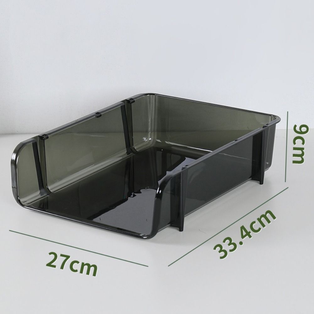 Minimalism A4 File Rack INS Style Desktop Organizer Simple File Storage Tray  Home Office