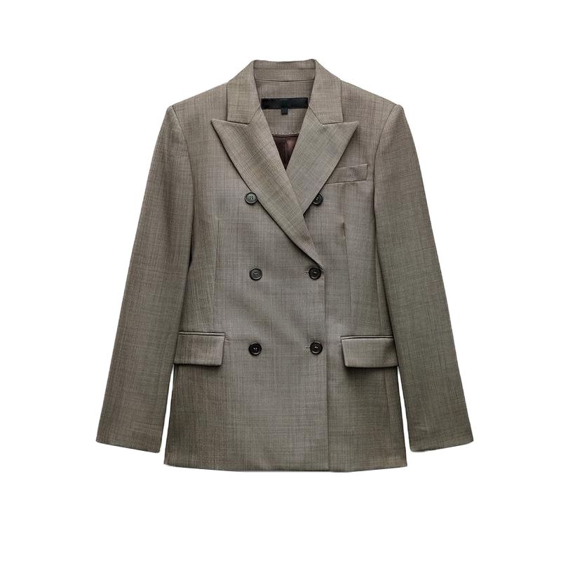 Spring New Women's Clothing Silm Suit Outwear 9901261 Wool Blend Casual Pleated Pants 9879261