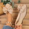 Plus Size Lightweight Women's Driving Shoes - 2026 Spring/Autumn Bow Flats