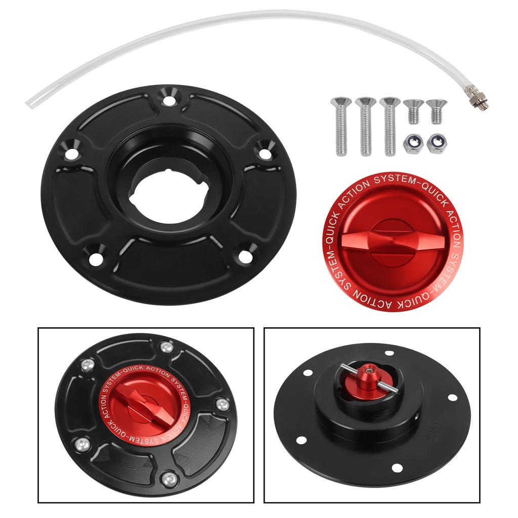 Do Suzuki HAYABUSA GSXR 600 750 1000 K1-K8 SV650/X SV 1000/S Bezkluczykowy szybkozłącze motocyklowe zbiornik paliwa pokrywa zbiornika paliwa