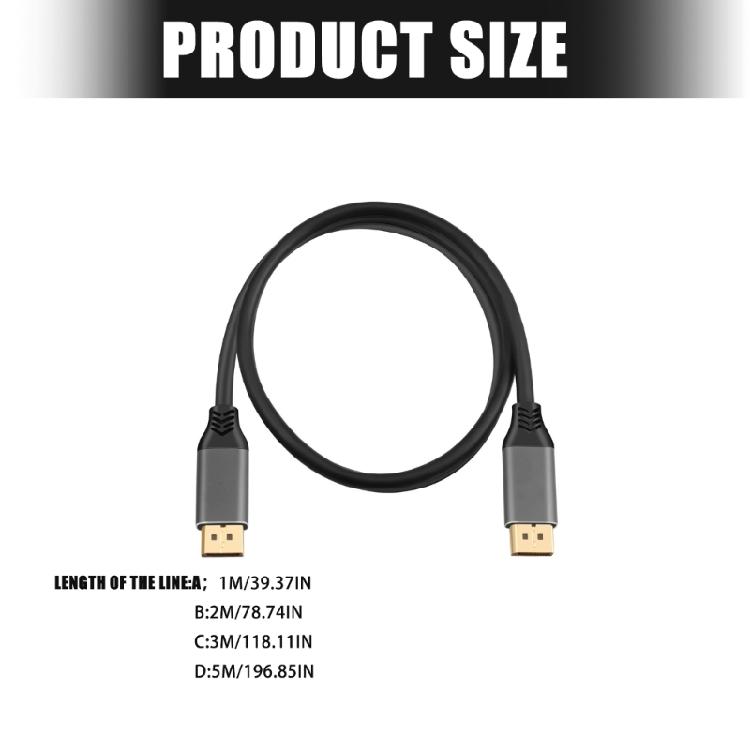 1.4 Video Cable 8K Resolution High Dynamic Ranging Support Flexible Nylon Construction Video Cord
