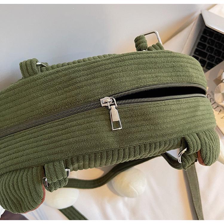 Sac bandoulière patchwork Capybara dessin animé en peluche 2025 - Grande capacité, design mignon